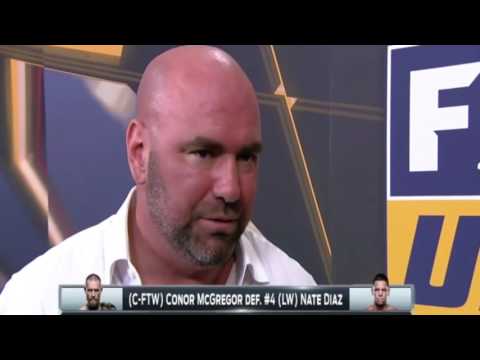 UFC 202: Dana White Backstage Interview