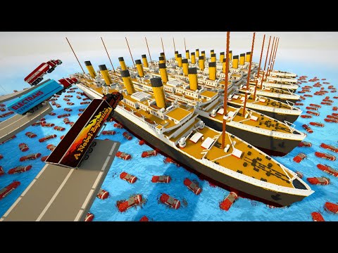 Cars Jump Over Titanic | Teardown