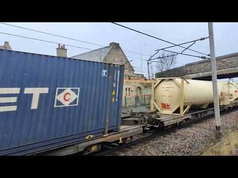 Intermodal Freight Move DRS 68008 4M27 Carnforth 18/03/2023