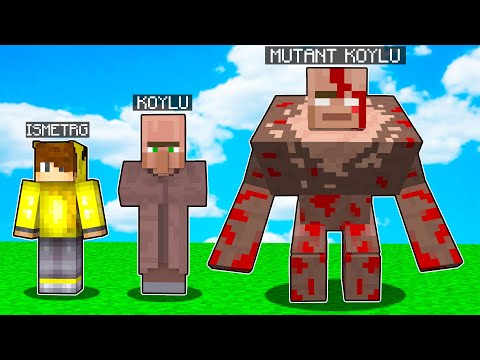 NASIL MUTANT KÖYLÜ OLDUM? 😱 - Minecraft