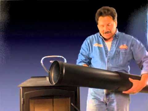 Durablack single wall stove pipe kit 1674 telescoping length