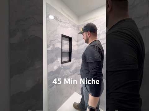 CASTICO Shower Niche! So easy! ​⁠@Casticotx #diy #tools #construction