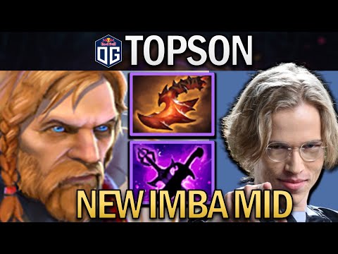 Omniknight Dota 2 7.32 Gameplay T1.Topson with Echo Sabre and - PRO MID #dota2 #dota2gameplay