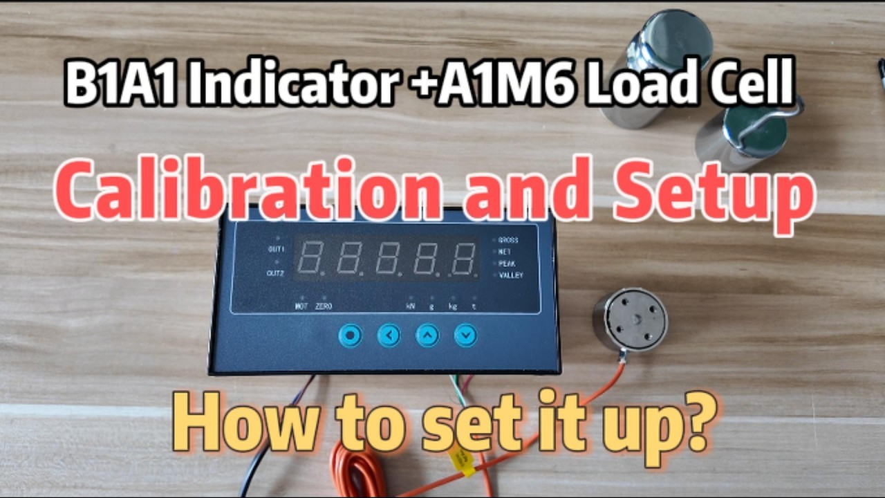 B1A1 Indicator +A1M6 Load Cell Calibration and Setup Tutorial