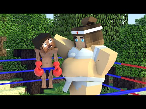 The minecraft life of Alex and Steve : Noob girl vs Steve Pro  - Minecraft animation
