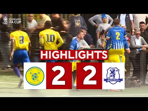 Sporting Khalsa 2-2 Darlaston Town | First Round Qualifying | Highlights | Emirates FA Cup 23-24
