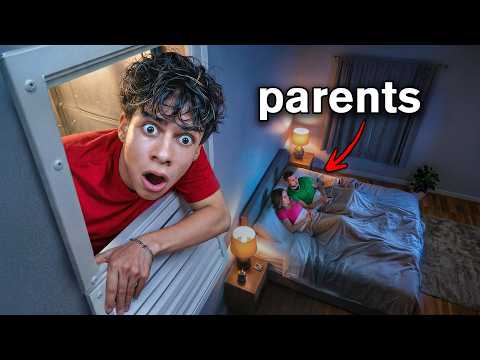 I SECRETLY Lived In My Parent's Bedroom...