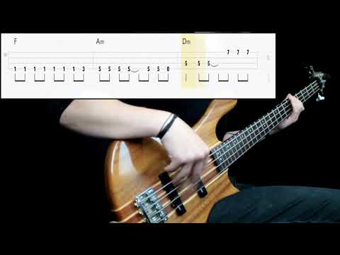 Queen - Don't Stop Me Now (Bass Cover) (Play Along Tabs In Video)