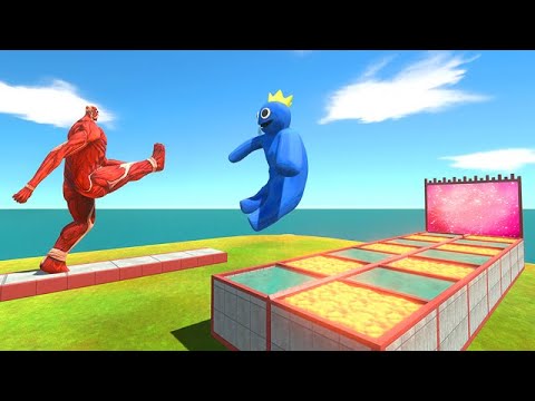 Colossal Kick In Lava Portal Or Water - Animal Revolt Battle Simulator