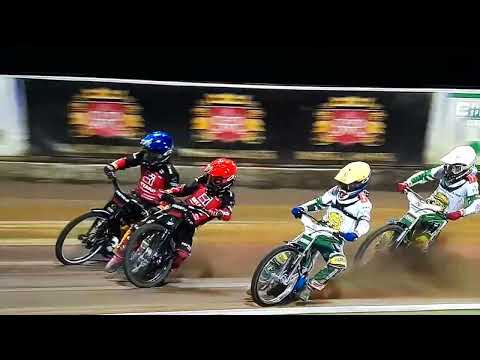 Upadek Jonasa Jeppesena i Daniela Bewley Sparta Wrocław vs Włókniarz Częstochowa 01/07/22