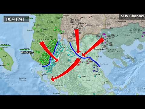 The Invasion Of Greece And Yugoslavia (28 Oct 1940 - 1 June 1941), WW2 #greece #italy #germany  #ww2
