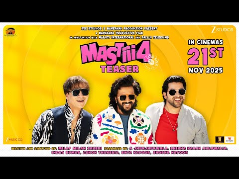 Masti 4 - Official Teaser | Riteish Deshmukh | Vivek Oberoi | Aftab Shivdasani | 21st Nov