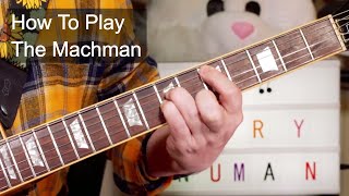 &#39;The Machman&#39; Gary Numan Guitar Lesson