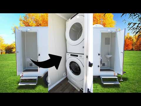 3 Station Shower Trailer with Laundry | Oahu Series