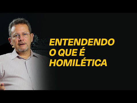 O que é homilética? - Rev. Tarcizio Carvalho