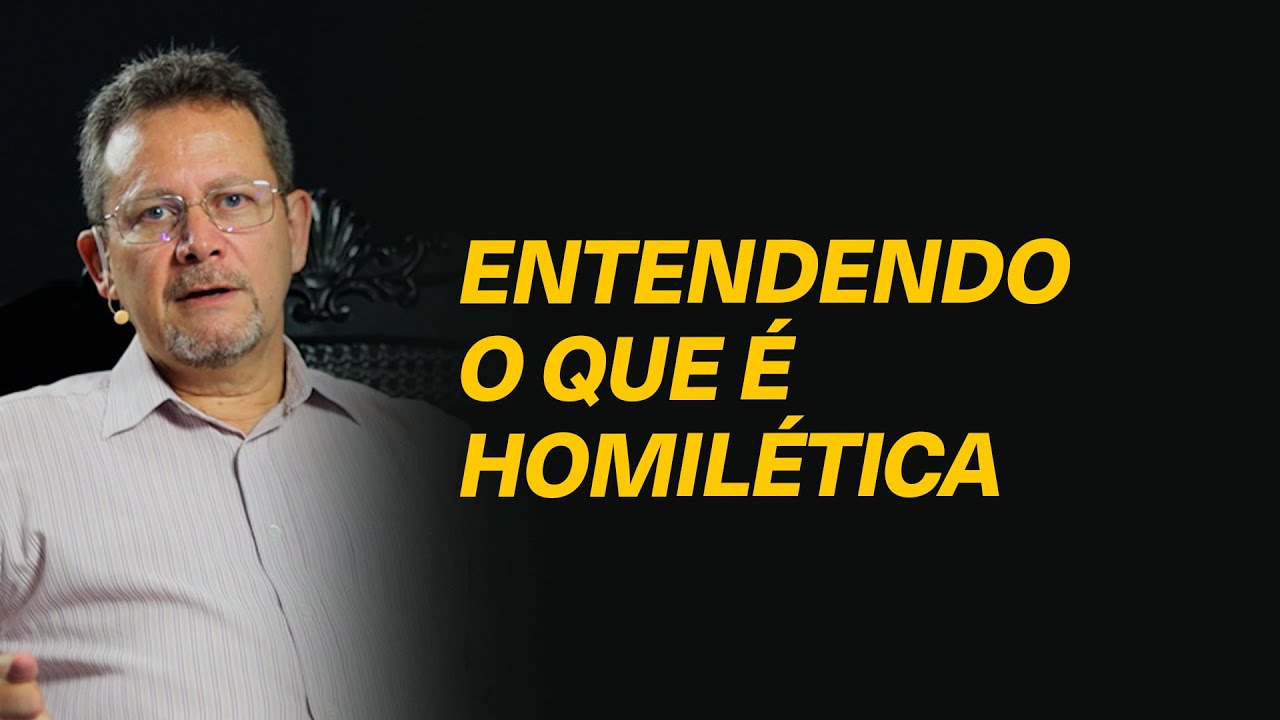 O que é homilética? - Rev. Tarcizio Carvalho