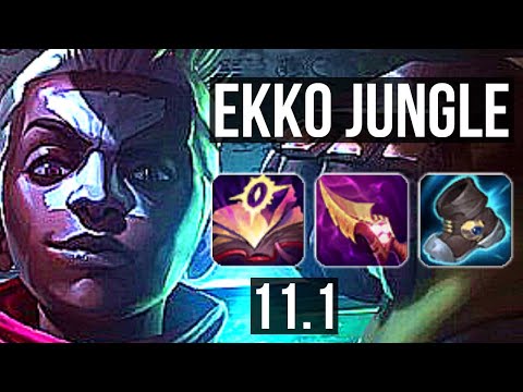 EKKO vs IVERN (JUNGLE) | 5.3M mastery, 10/1/5, 2100+ games, Legendary | EUW Grandmaster | v11.1