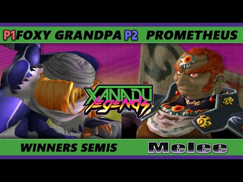 Xanadu Legends 3 Winners Semis - Foxy Grandpa (Sheik) Vs. Prometheus (Ganondorf) Smash Melee - SSBM