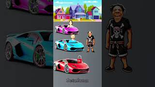 Who Owns The Lamborghini, Ronaldo Or Speed.? 🤔#cartoons #animation #shortsfeed #english #funny