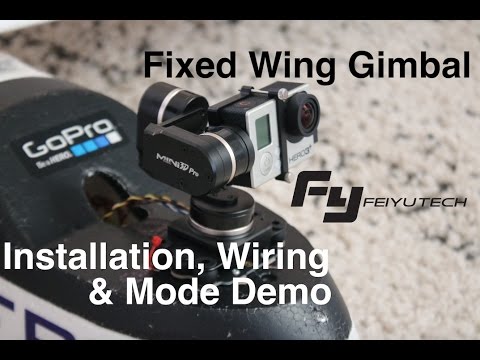 fixed-wing-fpv-gimbal--installation--wiring--demo-of-modes---feiyu-tech-mini3d-pro