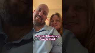 In Miami! At our Favorite Hotel. The EB Miami. Tomorrow Cruise Day! #cruise