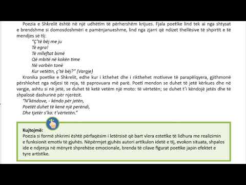 Letersia Berthame 12 Mesimi 12 1 Jeta dhe vepra e Azem Shkrelit