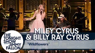 Miley Cyrus and Billy Ray Cyrus Pay Tribute to Tom Petty with "Wildflowers" Cover