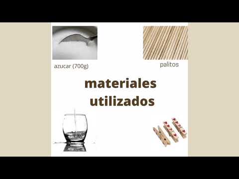 cristales de azúcar, quimica II UNRN