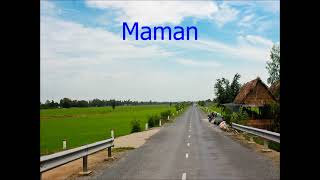Maman  by Christophe (lyrics)