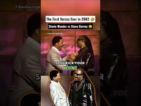 The First Verzuz Ever! 😂 | Stevie Wonder vs. Steve Harvey — “I Wish” Essence Awards (2002)
