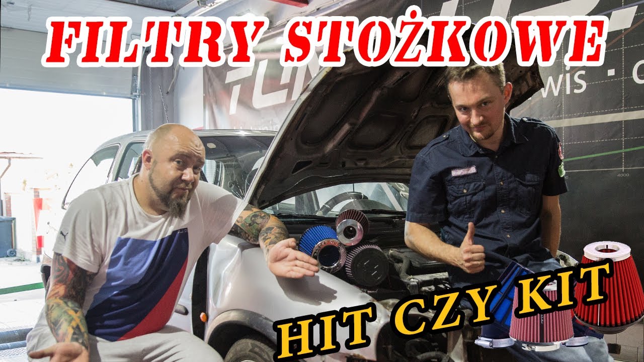 Sportowe filtry powietrza Stożkowe i wkładki [Hit czy Kit]