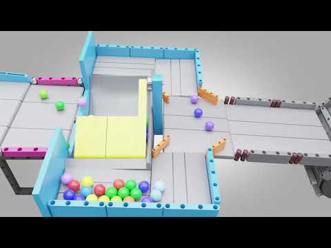 Marble Run Part 15: Colorful Balls vs. Infinity Loop (repost)