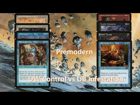 UW Control vs UB Zombie Infestation - #premodernmtg - MTG