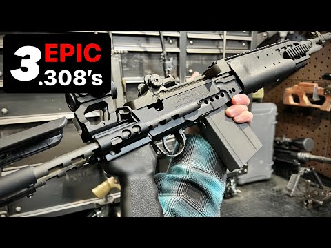 3 Super Famous Military Rifles in .308 (7.62Nato) #Shorts