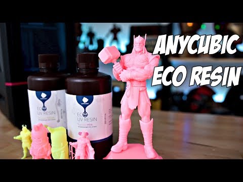 Testing out Anycubic's new ECO Resin - Plant Based Biodegradable Resin