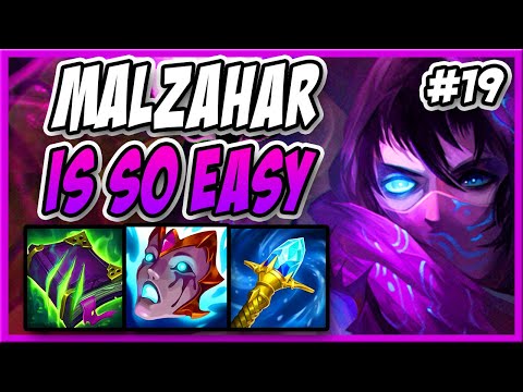MALZAHAR TOP TO DIAMOND #19 - THIS CHALLENGE IS BECOMING EZ | Malzahar Guide S12 - League Of Legends