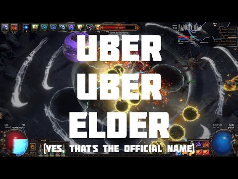 Uber Uber Elder kill - Facetanking every mechanic - 3.18 PoE - first impressions