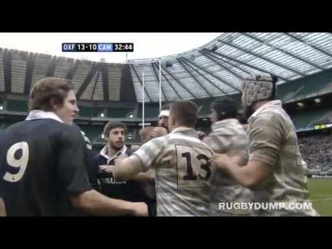 John Carter's shiner from Dave Allen Punch - Oxford vs Cambridge 2011