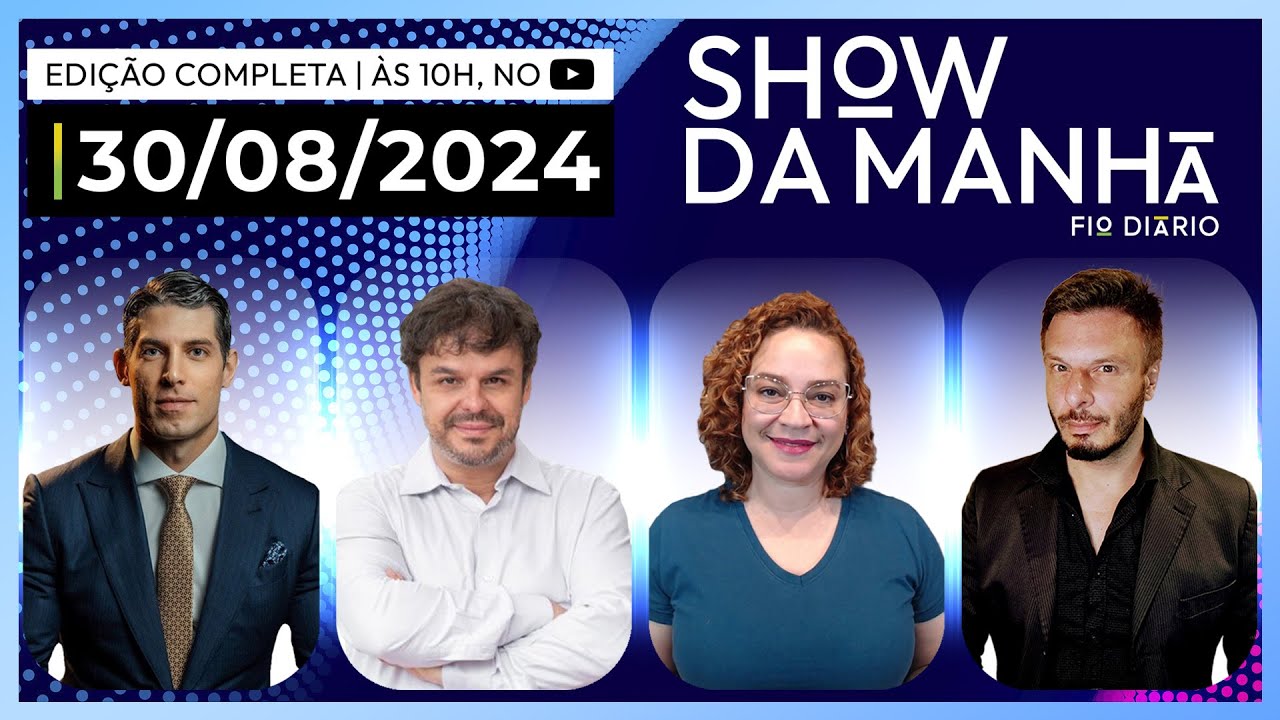 SHOW DA MANHÃ - MARCO ANTÔNIO COSTA, ADRILLES JORGE, PAULA MARISA E OI LUIZ - 30/08/2024