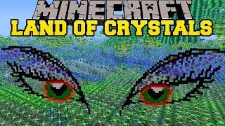Minecraft: LAND OF CRYSTALS (NEW DUNGEONS, MOBS, BOSS, AND GEAR!) Mod Showcase