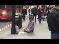 Muslim Man Prays In The Middle Of Oxford Street