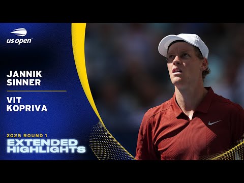 Jannik Sinner vs. Vit Kopriva Extended Highlights | 2025 US Open Round 1