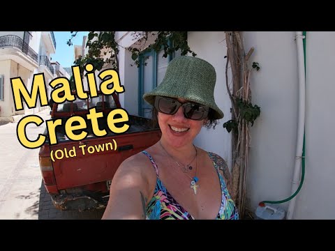 Malia Crete! Old Town Malia Crete! Malia Greece \ Walking Tour 2024 / Kreta