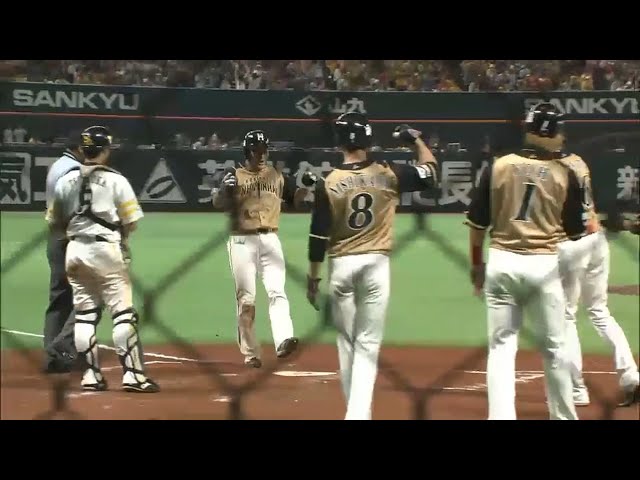 【5回表】チャンスに強い!! ファイターズ・田中賢 グランドスラム弾!!　2015/8/28 H-F