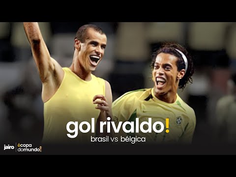 Gol de Rivaldo: Brasil vs Bélgica | Oitavas de Final Copa 2002