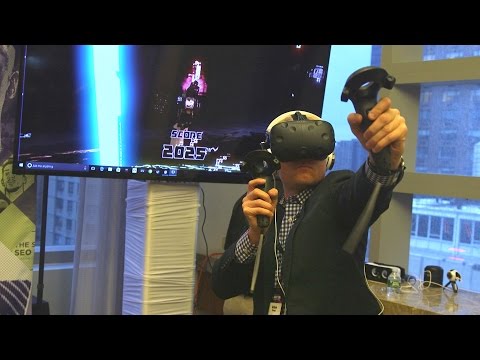 A regular guy tries the HTC Vive virtual reality