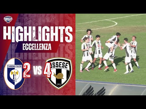 Calcio Eccellenza - Carbonia Calcio-Polisportiva Ossese 2-4 (Highlights)