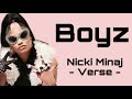 Jesy Nelson & Nicki Minaj - Boyz (Verse + Lyrics)