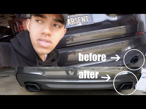 I made my 535i a 550i *F07 Exhaust tip Conversion*