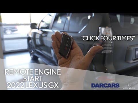 How to Remote Engine Start Your 2022 Lexus GX